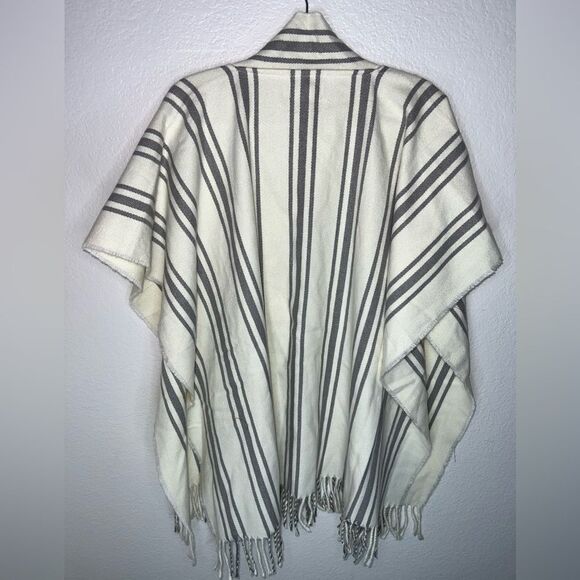 Free People Mountain Top Striped Poncho - Picture 8 of 8